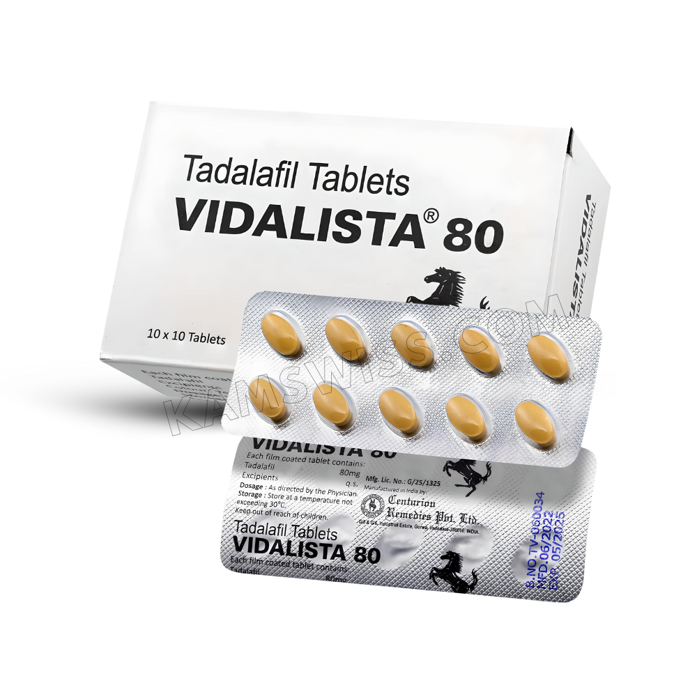 Vidalista 80mg Tabletten (Tadalafil)